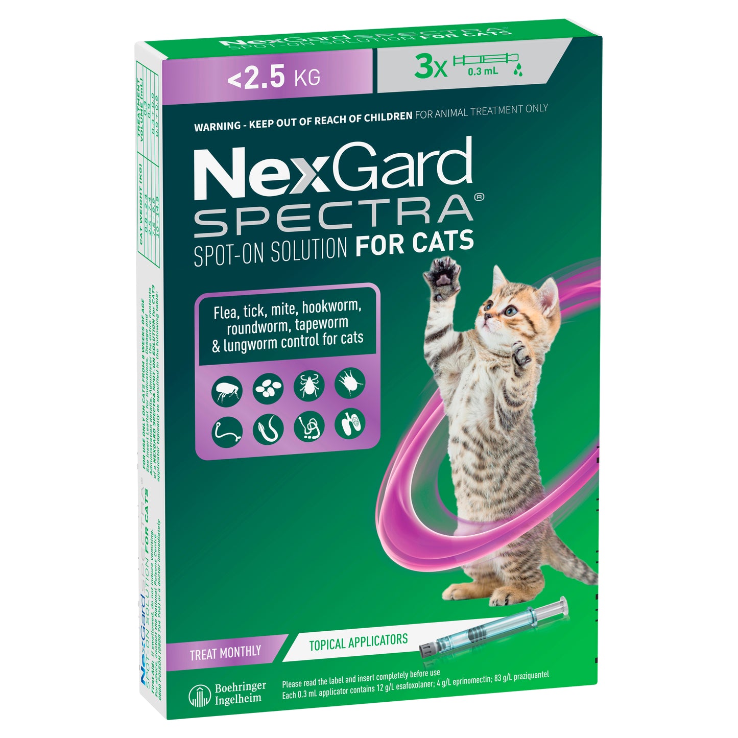 Nexgard Spectra Spot-On Solution for Small Cats and Kittens