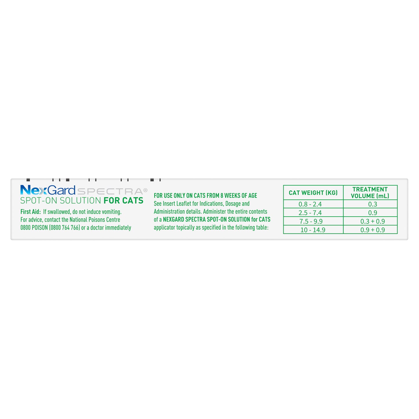 Nexgard Spectra Spot-On Solution for Small Cats and Kittens