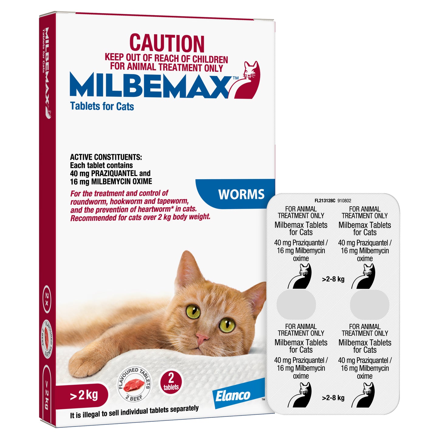 Milbemax Worming Tablets for Adults Cats
