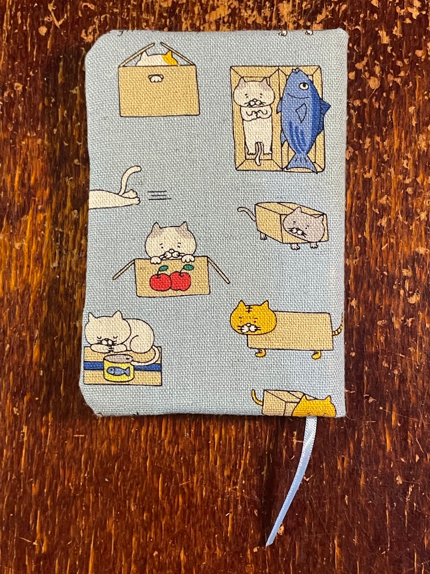 2026 Diary : Mini - Japanese Cats in Boxes Light Blue