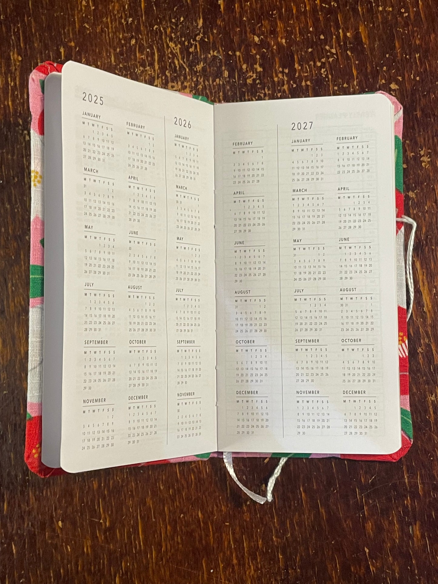 2026 Diary : Pocket - Tall - Japanese Flowers
