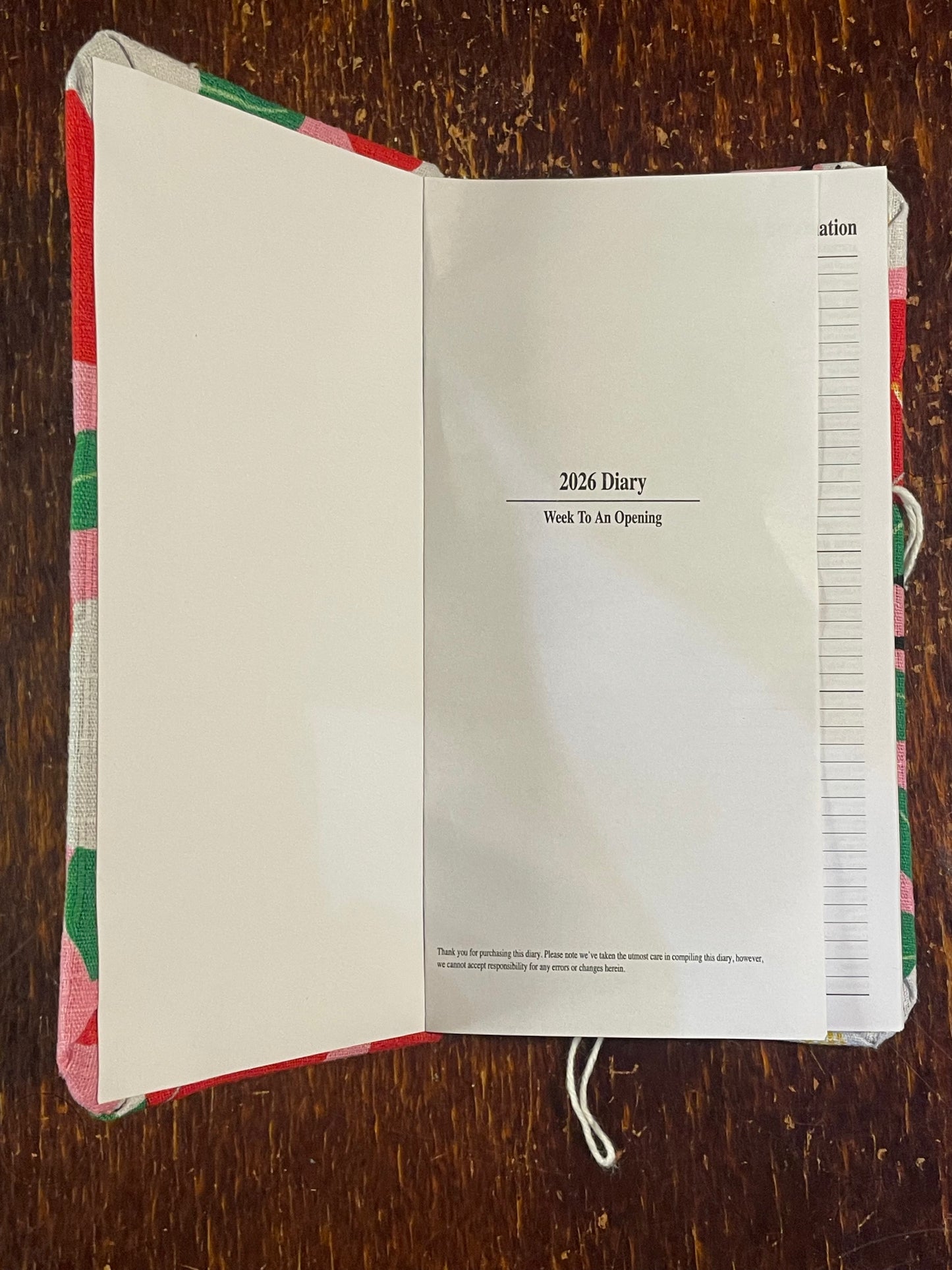 2026 Diary Pocket : Black Cats Playing Red Music