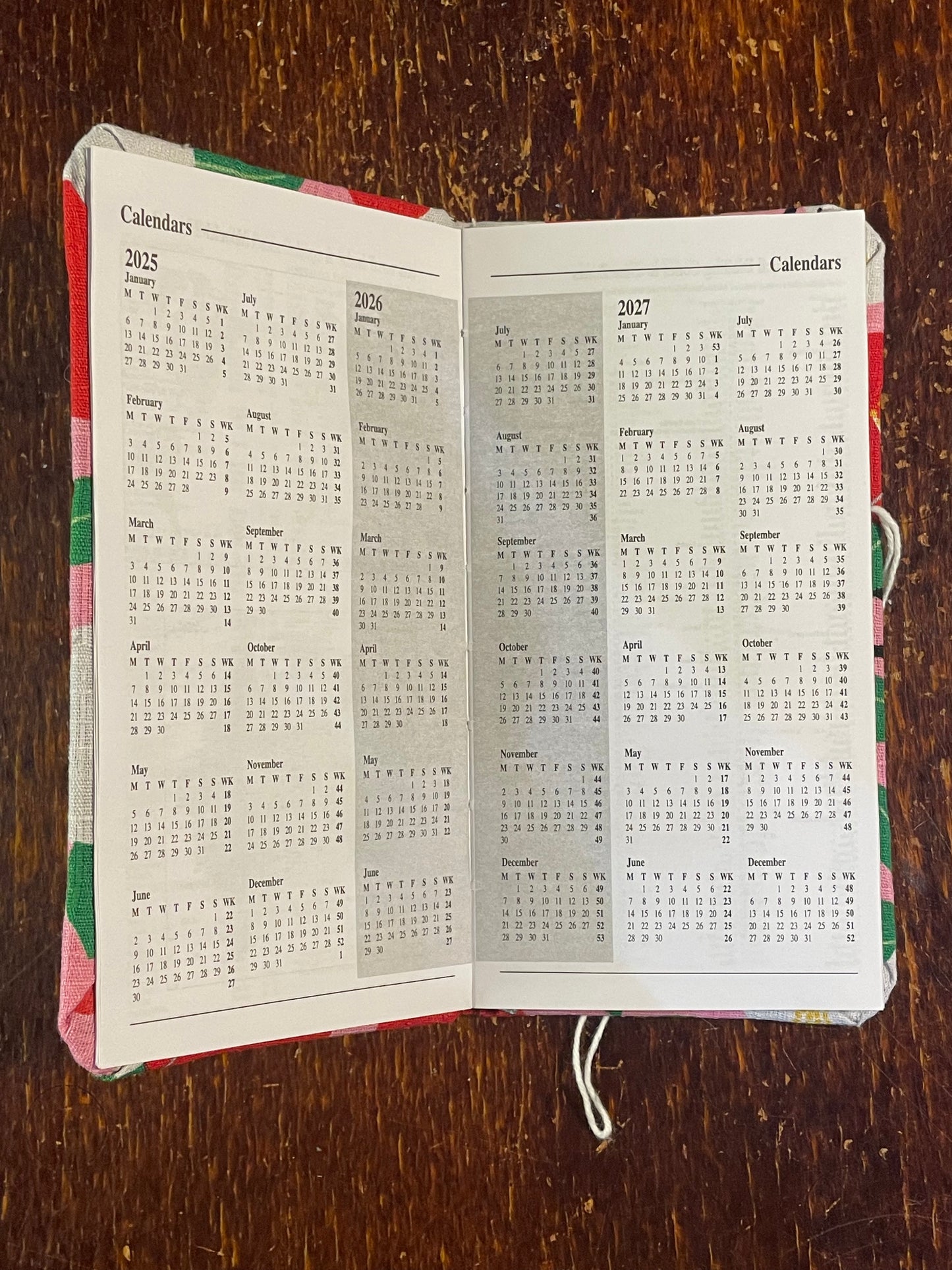 2026 Diary Pocket : Black Cats Playing Red Music