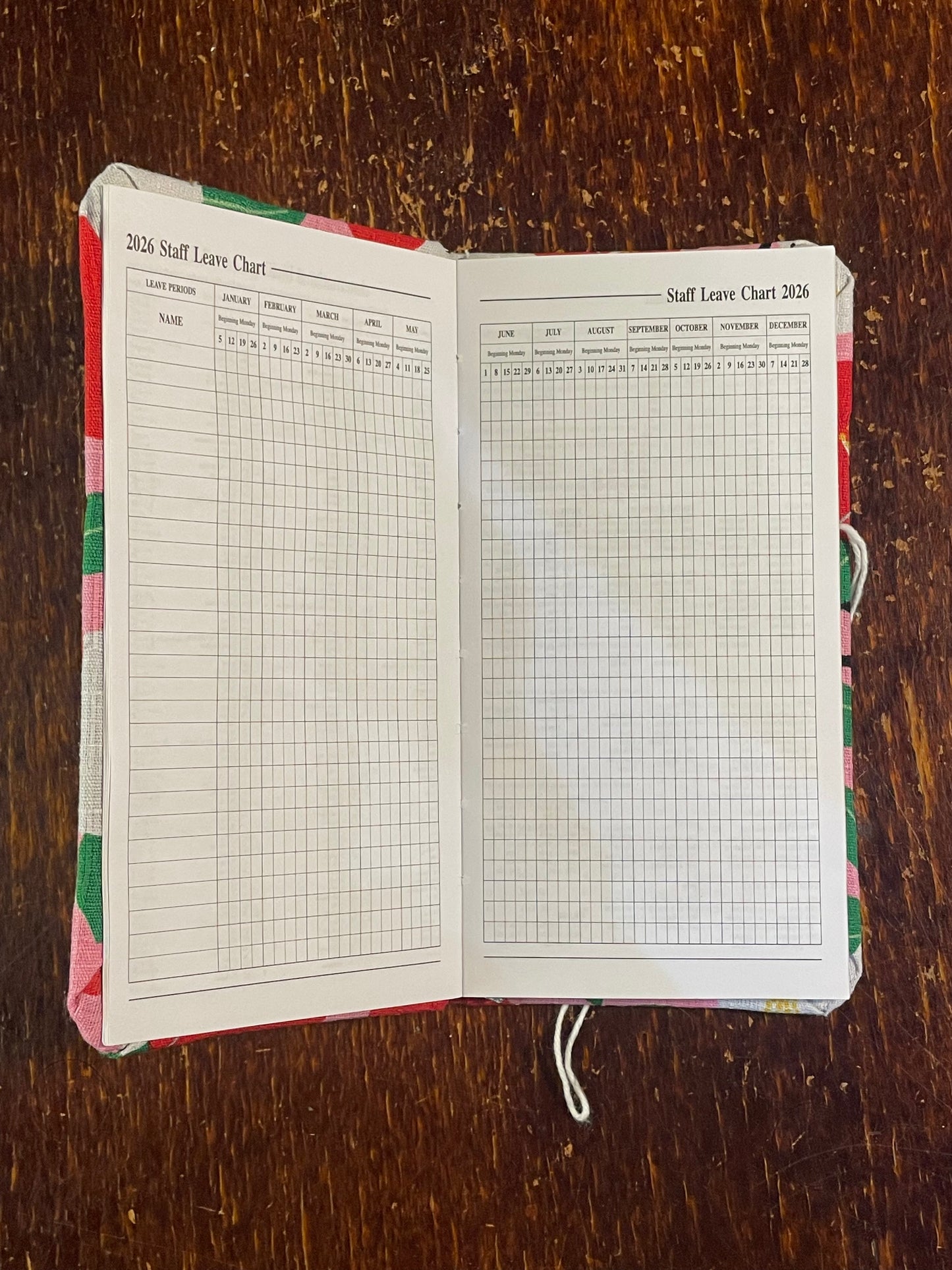 2026 Diary Pocket : Black Cats Playing Red Music