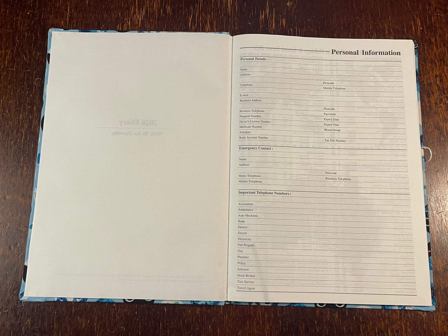 2026 Hardcover Diary A4 Week-to-View : BigCats