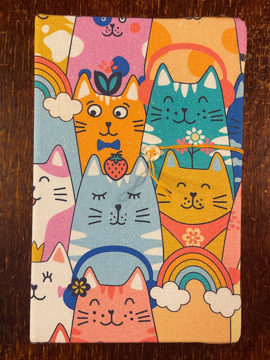 Sketchbook : Colourful Cat Crowd