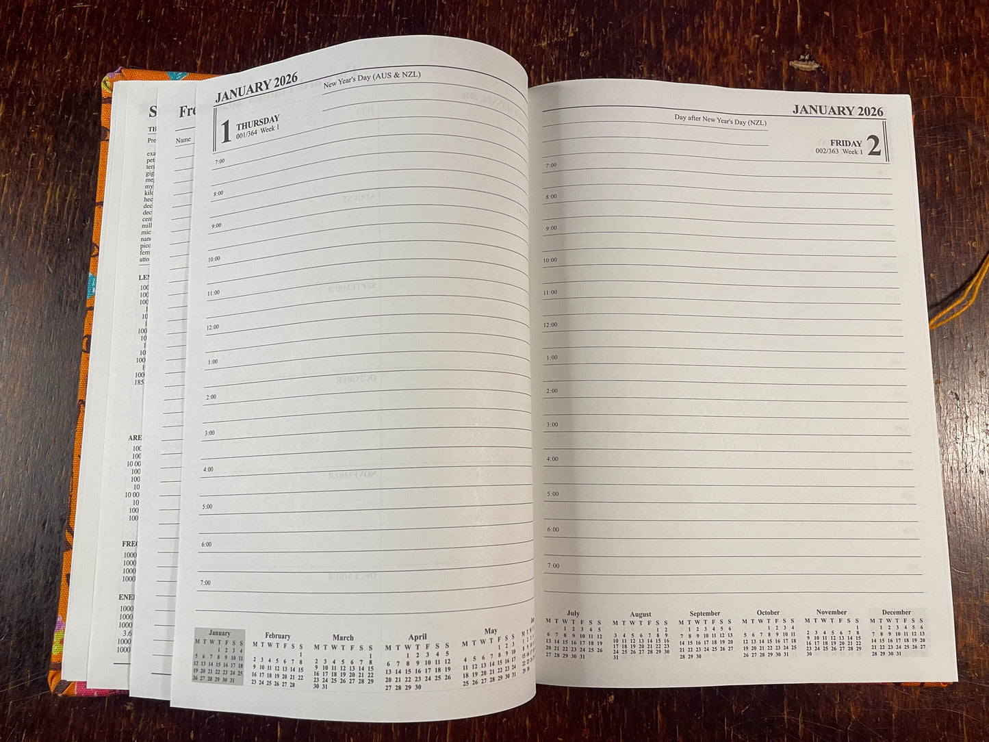 2026 Hardcover Diary A5 Day-to-Page : Neko Neko, Nyao Nyao