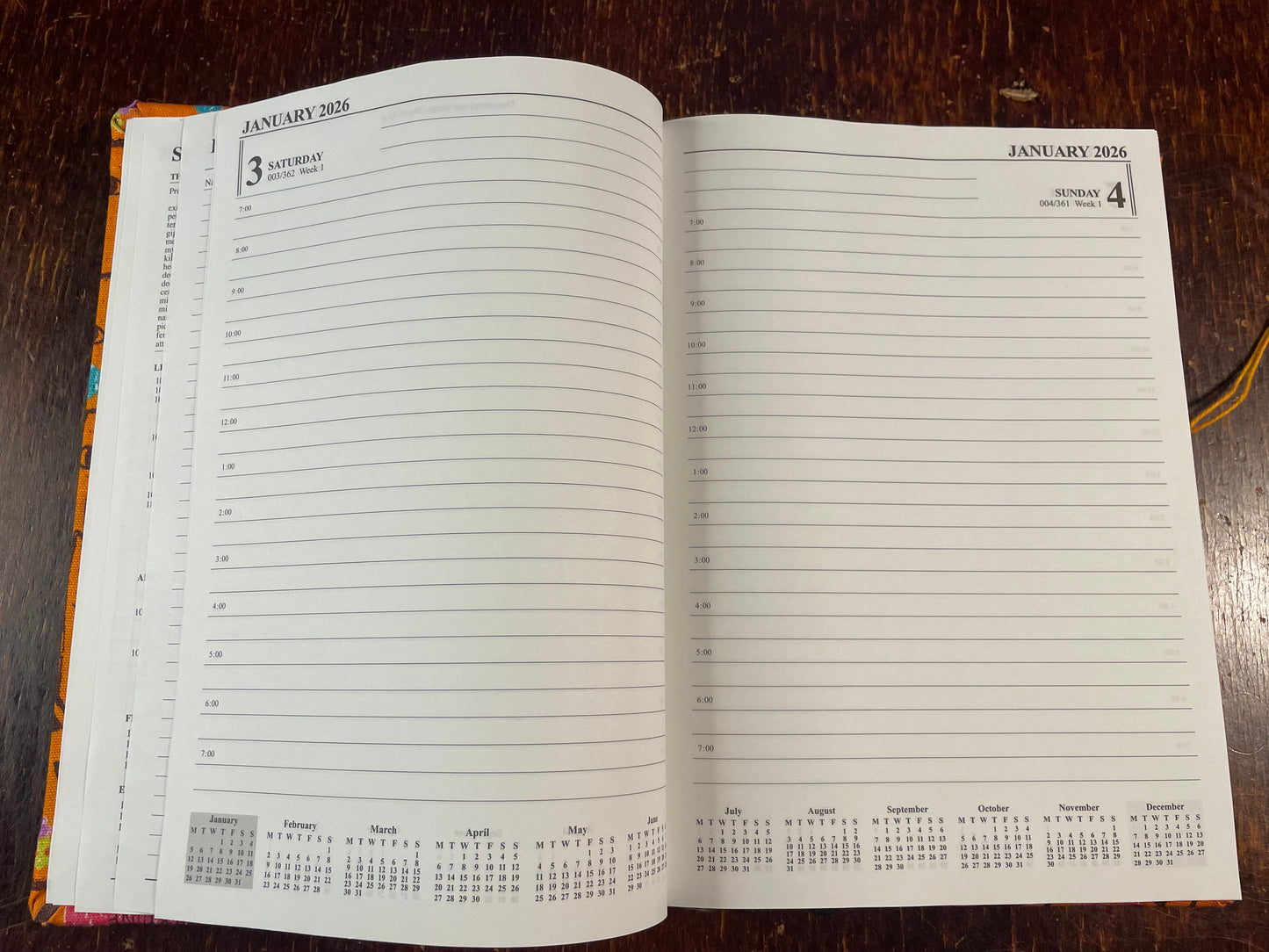 2026 Hardcover Diary A5 Day-to-Page : Neko Neko, Nyao Nyao