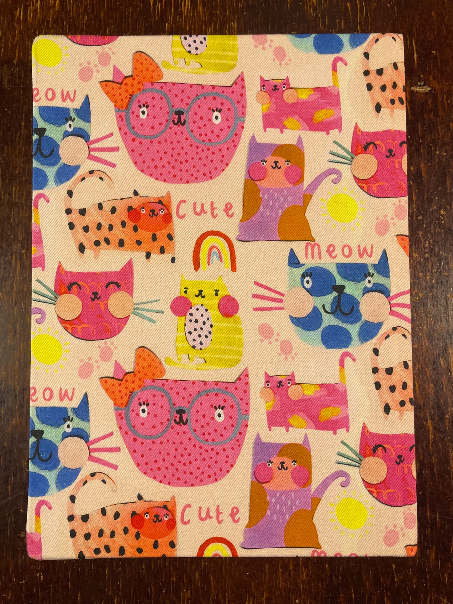 Sketchbook Large : Pink Cute Meow