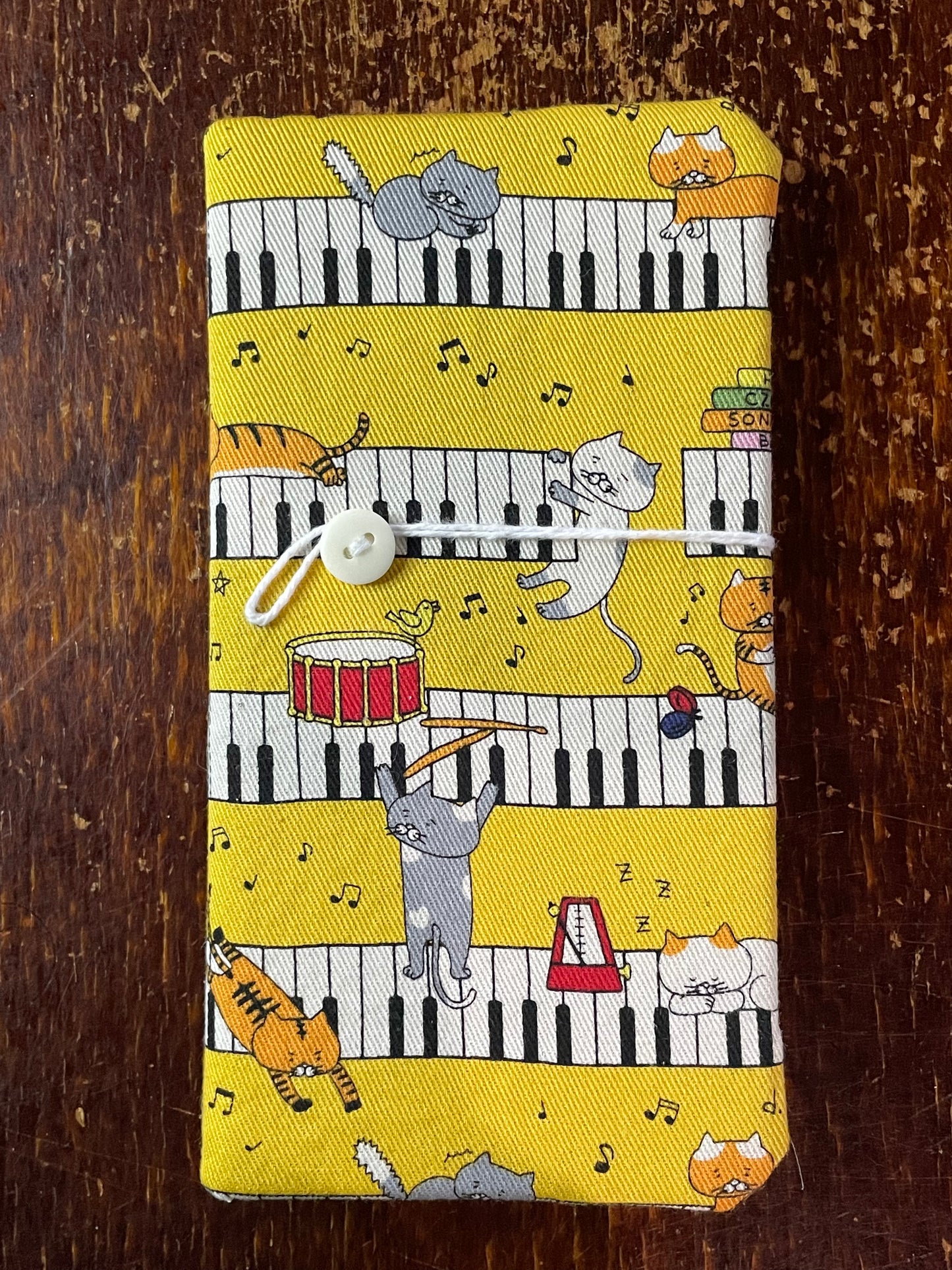 2026 Diary Pocket : Yellow Piano Cats