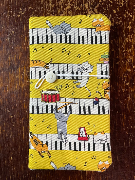 2026 Diary Pocket : Yellow Piano Cats