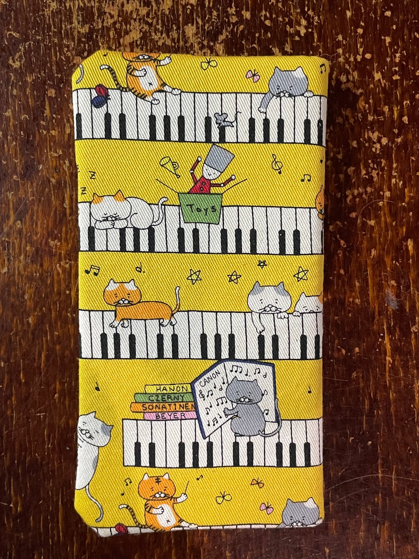 2026 Diary Pocket : Yellow Piano Cats