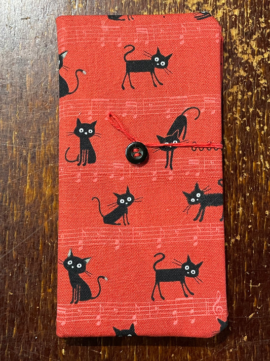 2026 Diary Pocket : Black Cats Playing Red Music