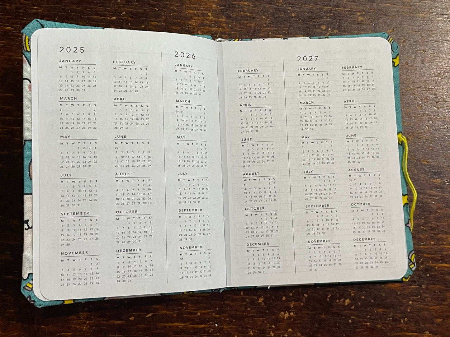 2026 Diary Pocket : Unicorn Cats