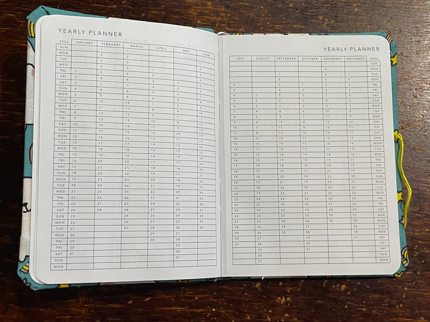 2026 Diary Pocket : Unicorn Cats