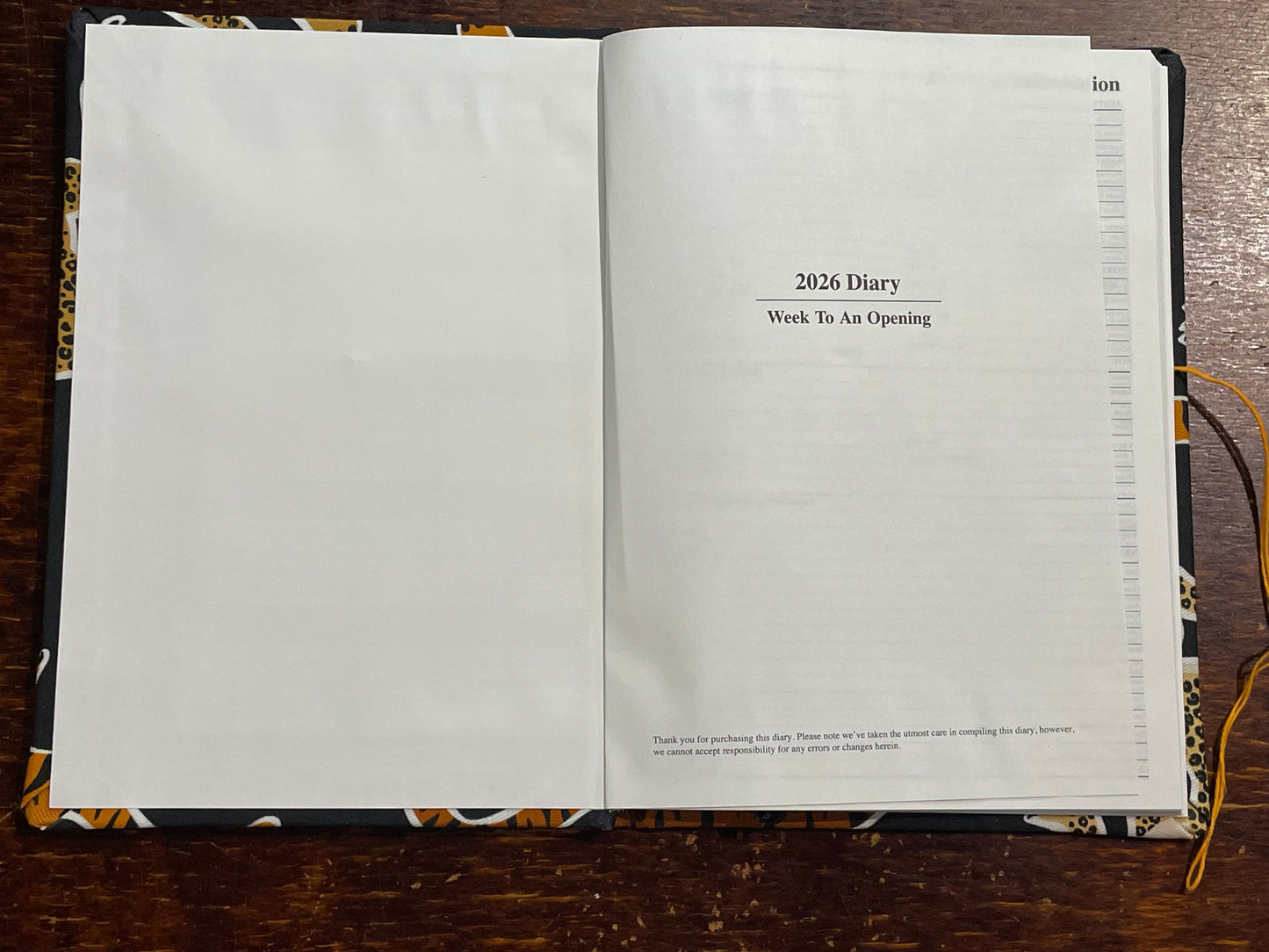 2026 Hardcover Diary A5 Week-to-View : Finnish Cats