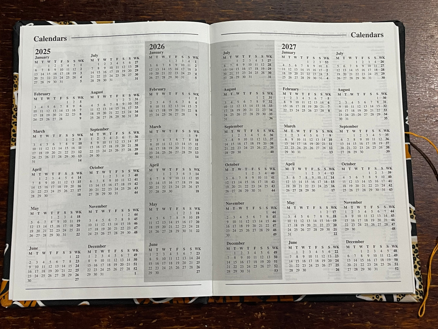 2026 Hardcover Diary A5 Week-to-View : Finnish Cats