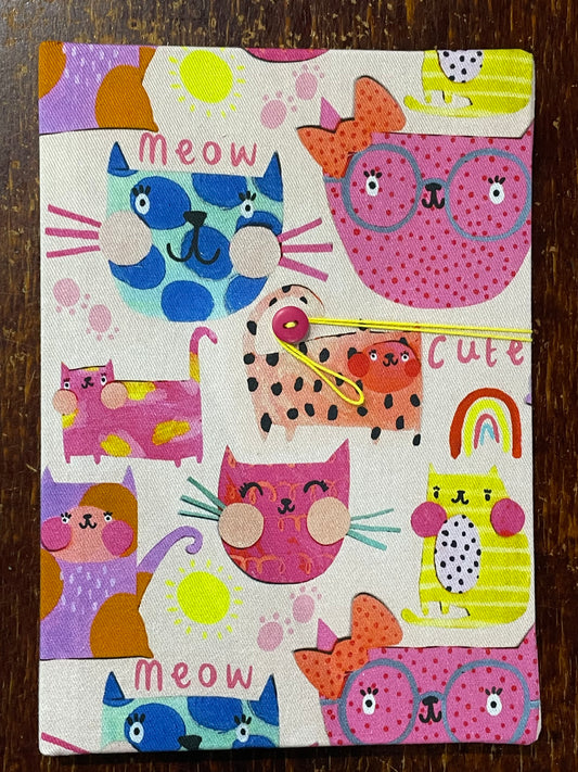 2026 Hardcover Diary A5 Week-to-View : Pink Meow Cute