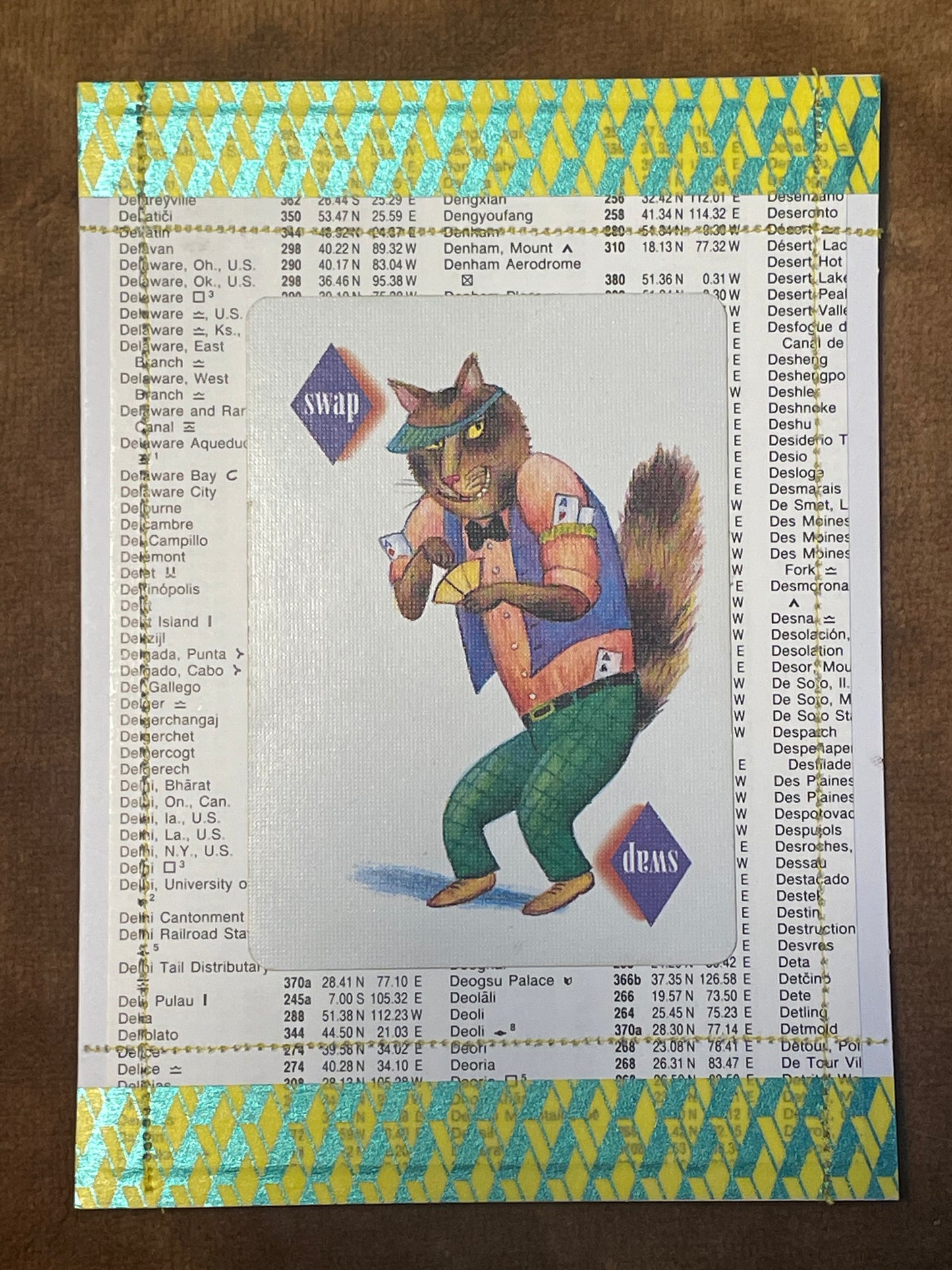 Card : The Cat Who Got The Cream In Delareyville