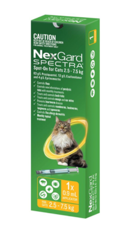 Nexgard Spectra Spot-On Solution for Adult Cats