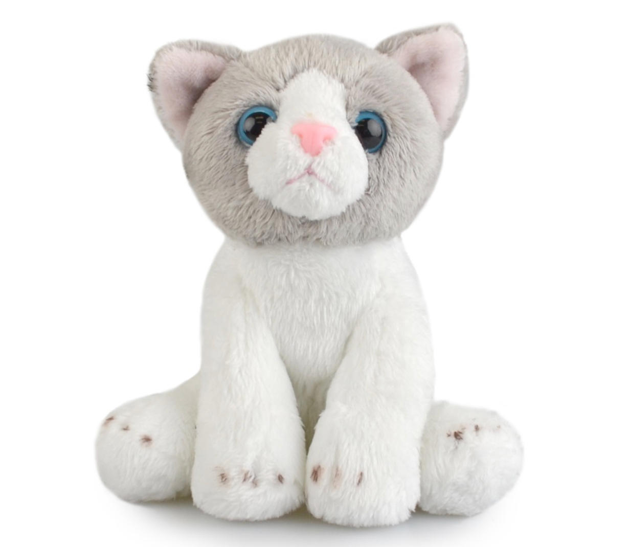 Lil Friends Little Grey Cat EcoFriendly Soft Toy - 15cm