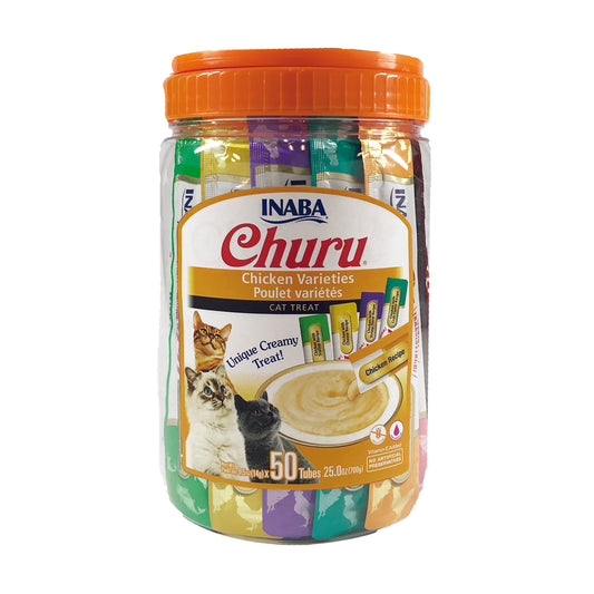 Churu Chicken Varieties Puree Cat Treats (50 pack)